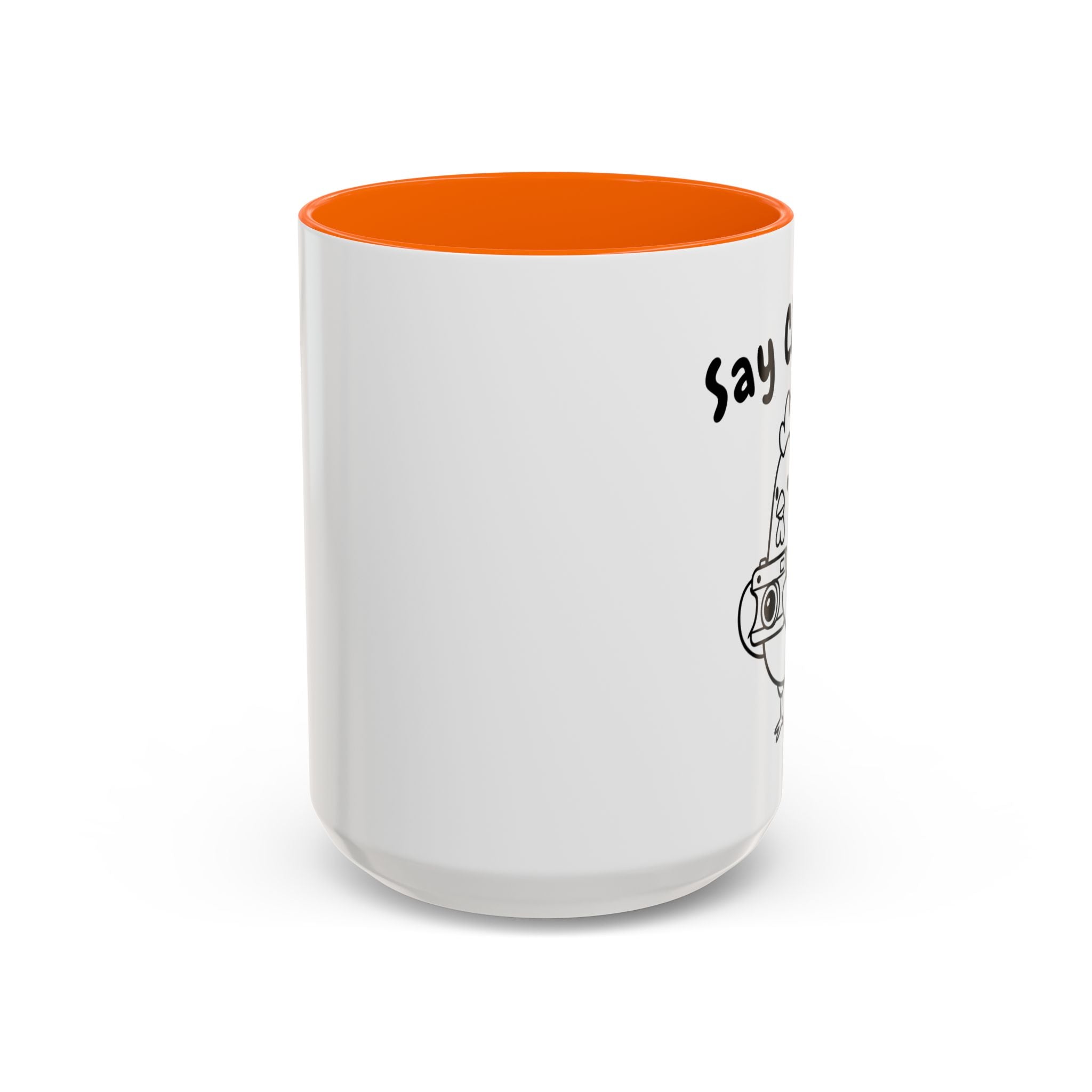 Chicken With Camera Accent Coffee Mug (11, 15oz)