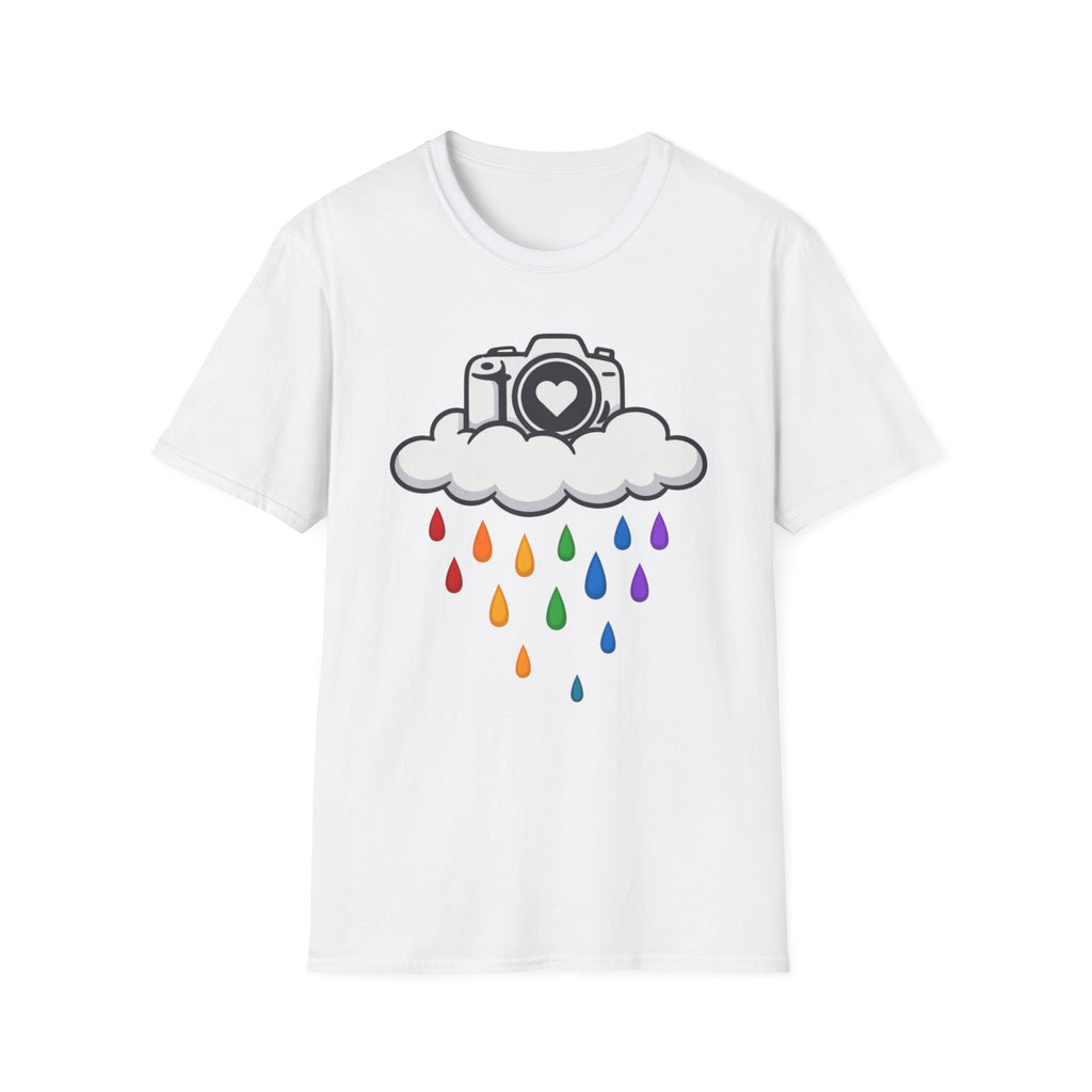 Rainbow Rain Camera T-Shirt