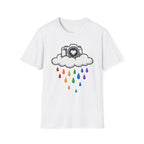 Rainbow Rain Camera T-Shirt