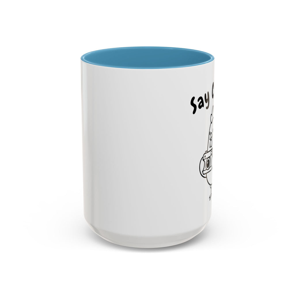 Chicken With Camera Accent Coffee Mug (11, 15oz)