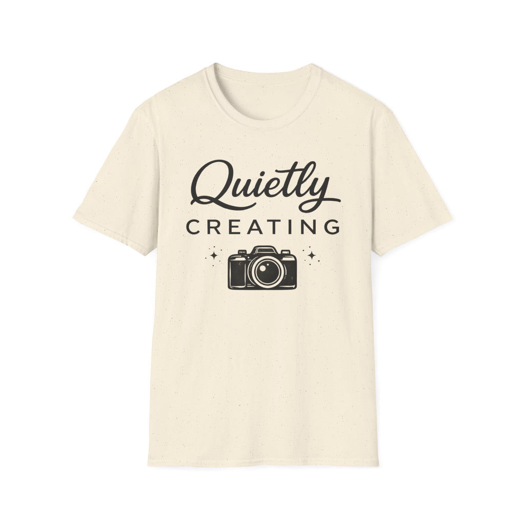Quietly Creating Camera T-Shirt