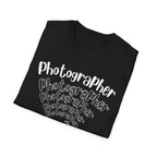 Photographer Camera Retroscript Graphic T‑Shirt