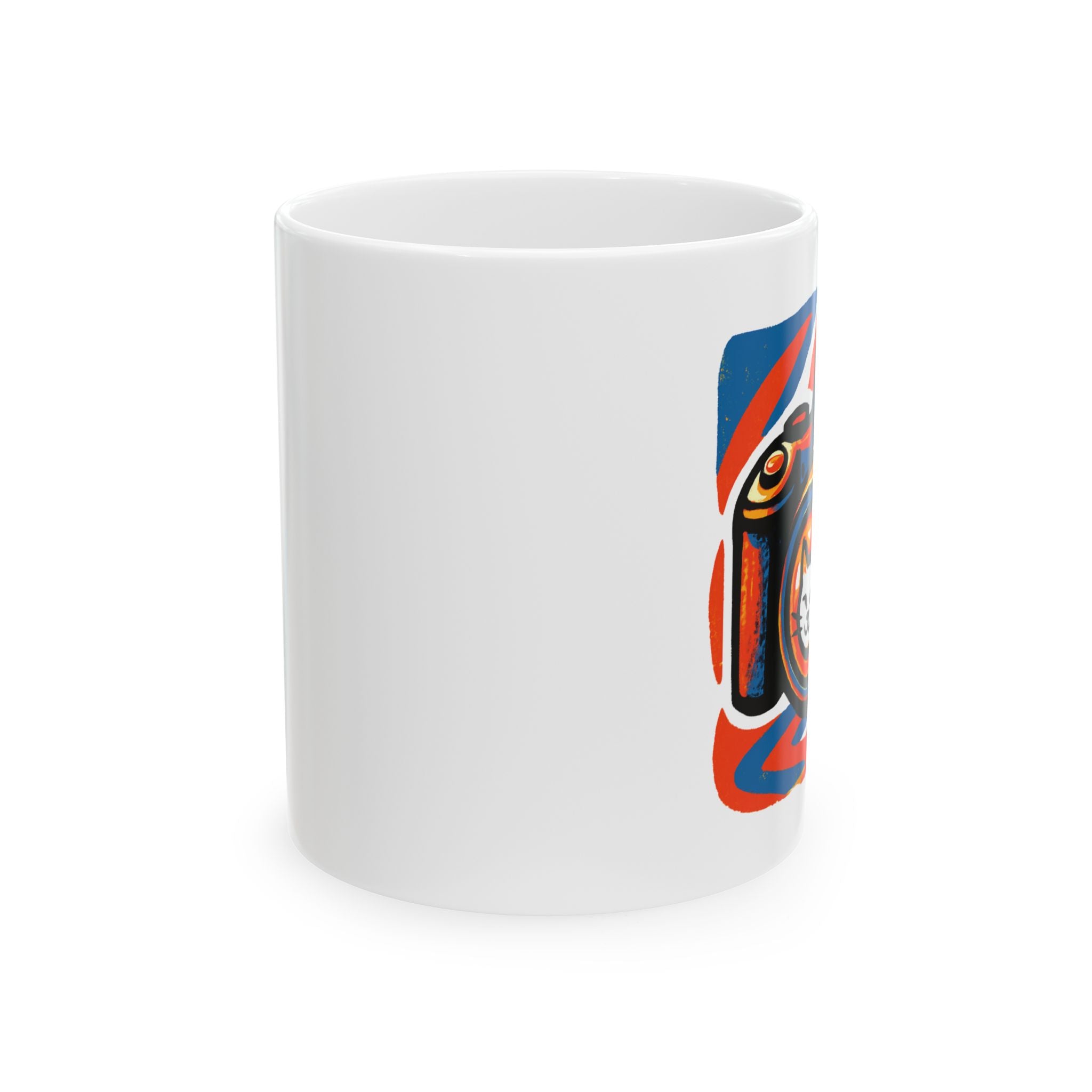 Northwest Coast Style Ceramic Mug — Bold Raven Art Coffee Cup (11oz/15oz)