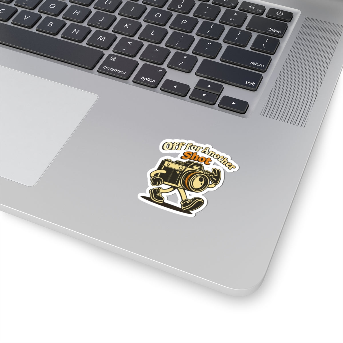 Off for Another Shot Sticker — Retro Camera Photography Vinyl Sticker