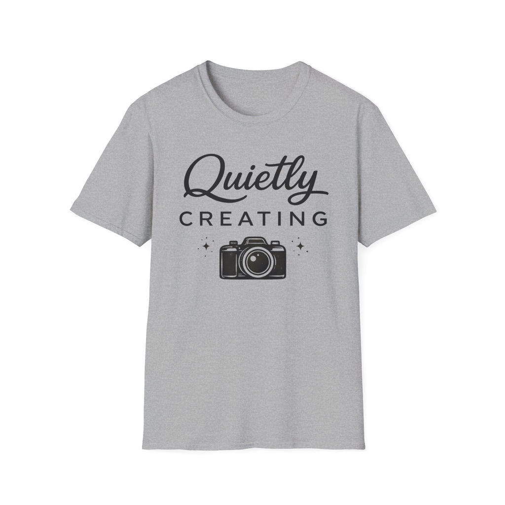 Quietly Creating Camera T-Shirt
