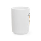Corgi Ceramic Mug — Cute Sitting Dog Coffee Cup (11oz & 15oz)