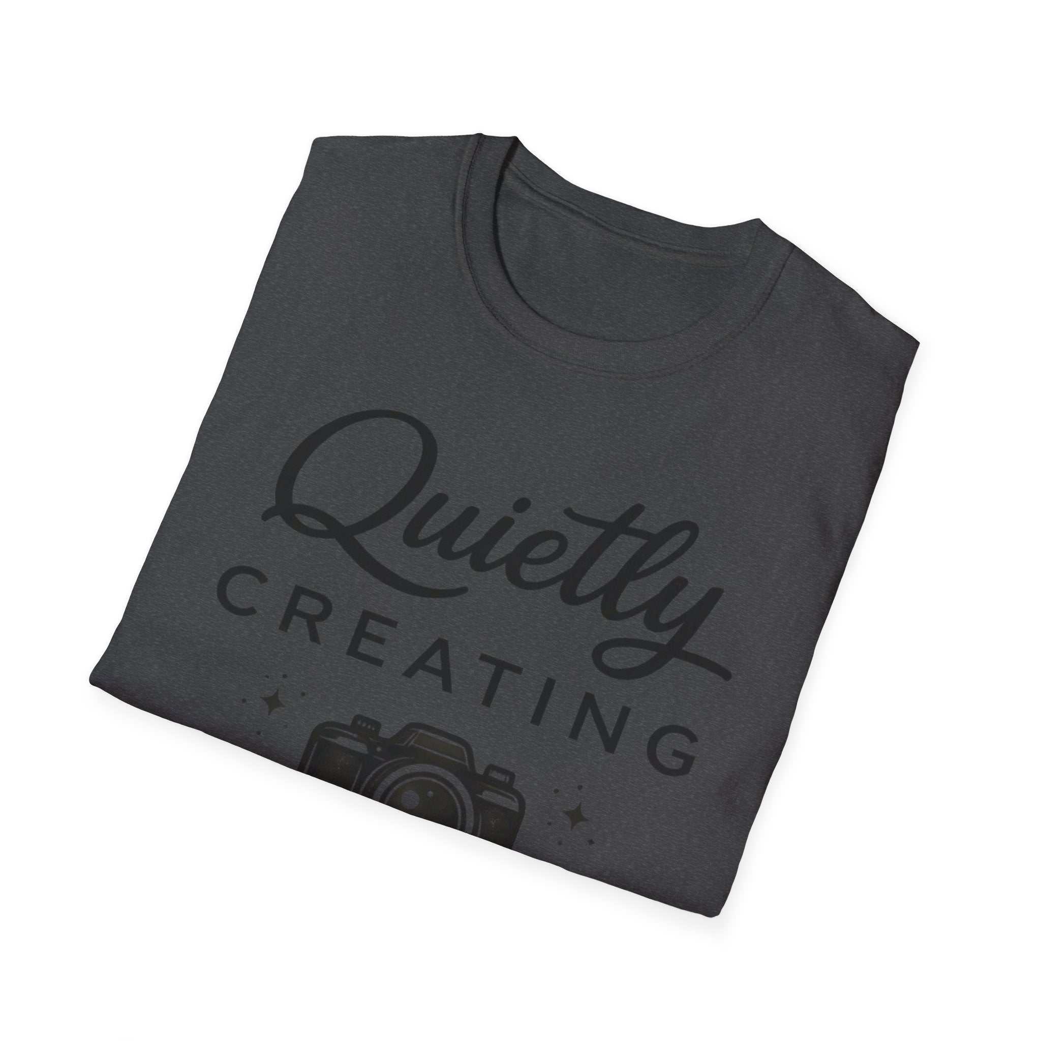 Quietly Creating Camera T-Shirt