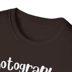 Photographer Camera Retroscript Graphic T‑Shirt