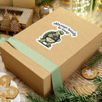 Always Ready to Snap Turtle Design Kiss-Cut Sticker