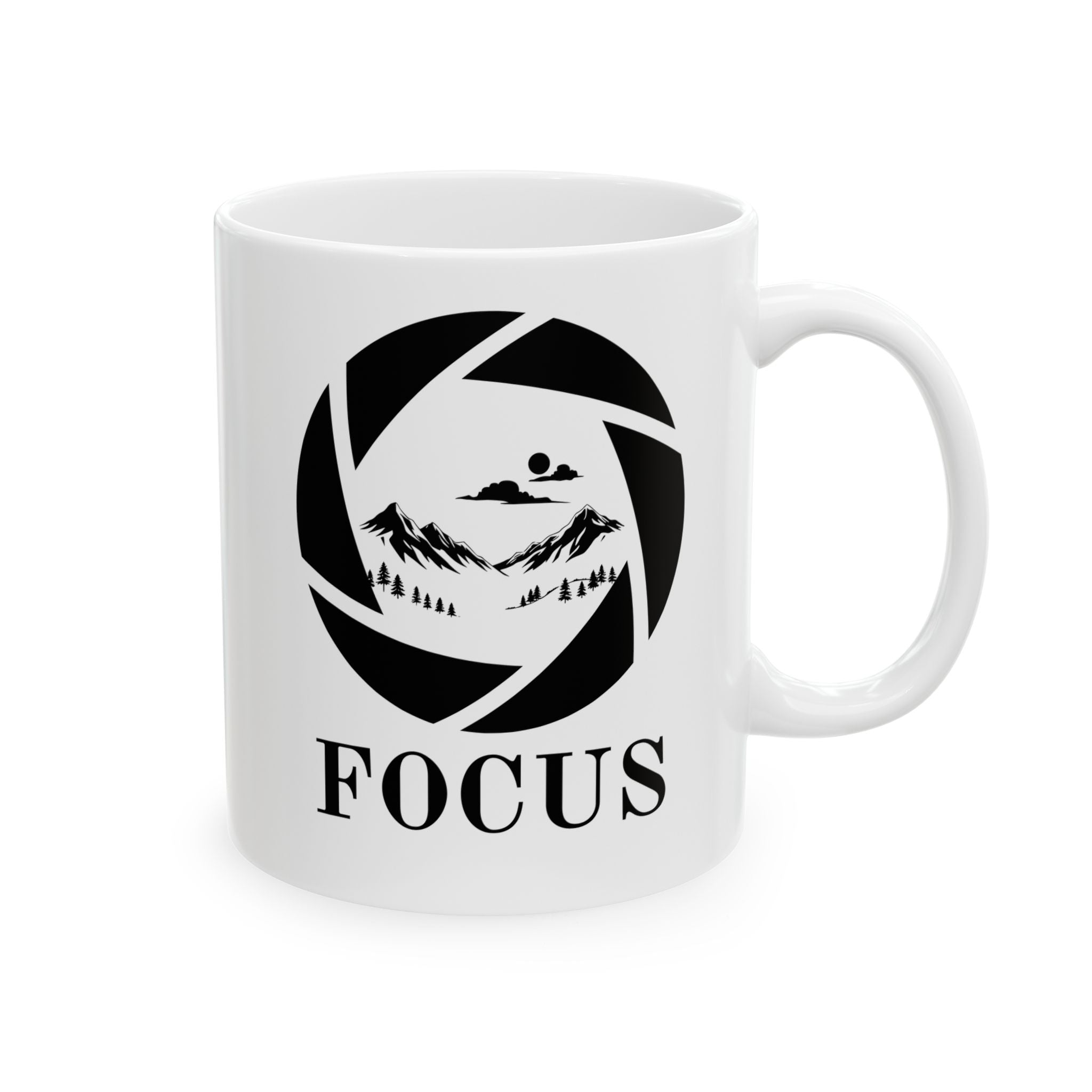 Ceramic Mug — Forest Ranger Silhouette Coffee Mug (11oz/15oz)