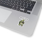 Always Ready to Snap Turtle Design Kiss-Cut Sticker