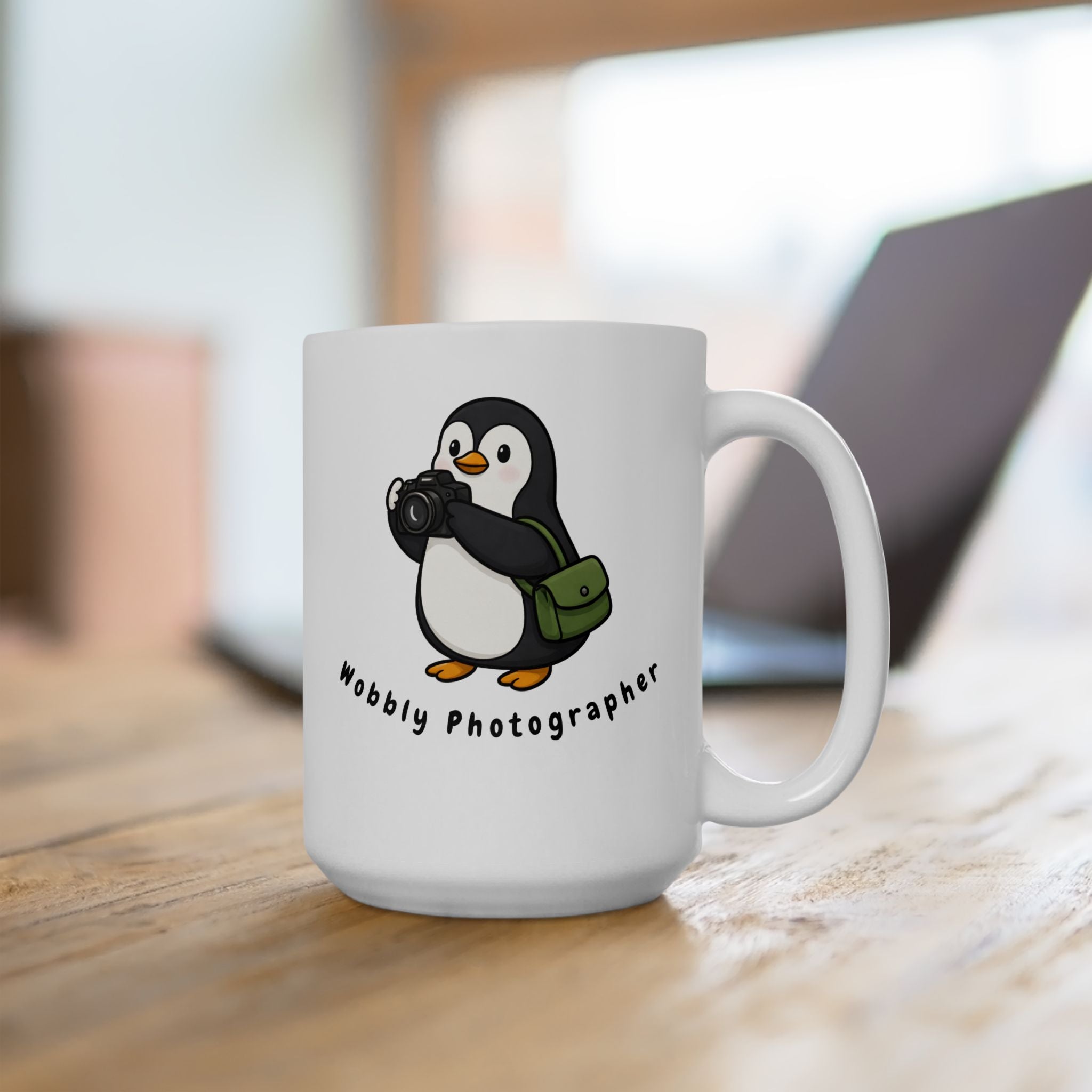 "Wobbly Photographer" Coffee Cup (11oz, 15oz)