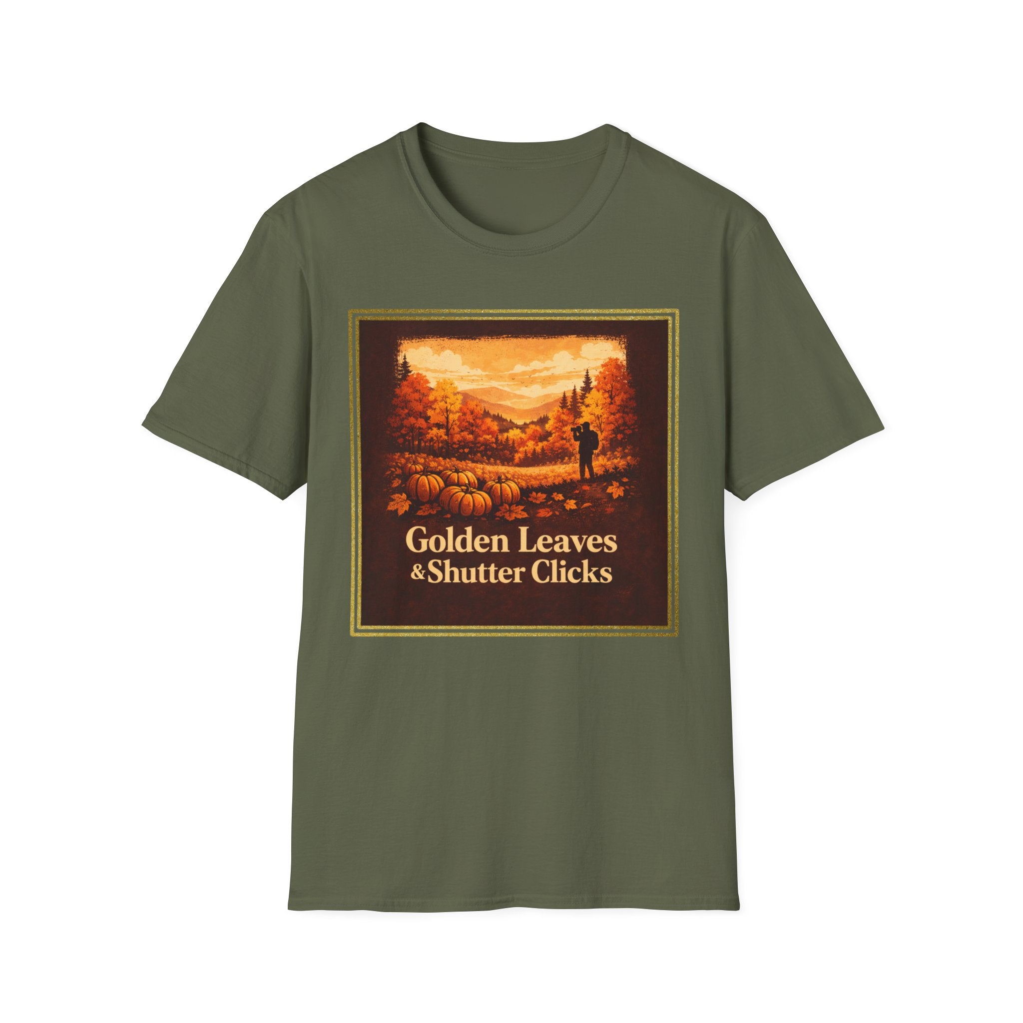 Golden Leaves & Shutter Clicks T-Shirt