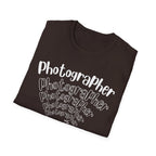 Photographer Camera Retroscript Graphic T‑Shirt