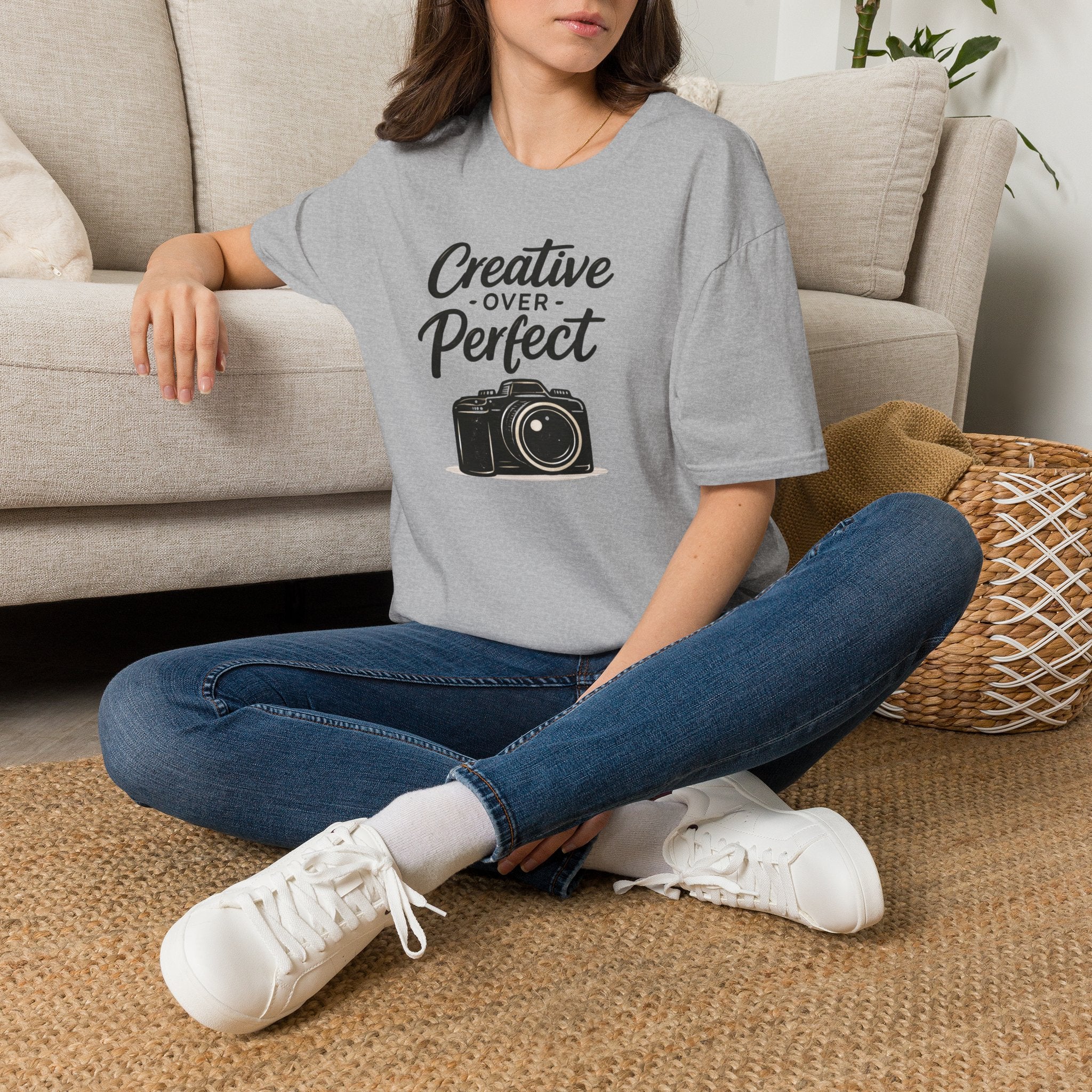 Creative Over Perfect Camera T-Shirt
