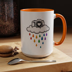 Rainbow Camera Coffee Mug — Photography Lover Accent Mug (11/15oz)