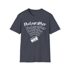 Photographer Camera Retroscript Graphic T‑Shirt