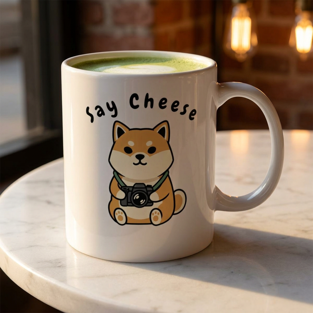 Corgi Ceramic Mug — Cute Sitting Dog Coffee Cup (11oz & 15oz)