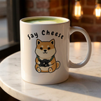 Corgi Ceramic Mug — Cute Sitting Dog Coffee Cup (11oz & 15oz)
