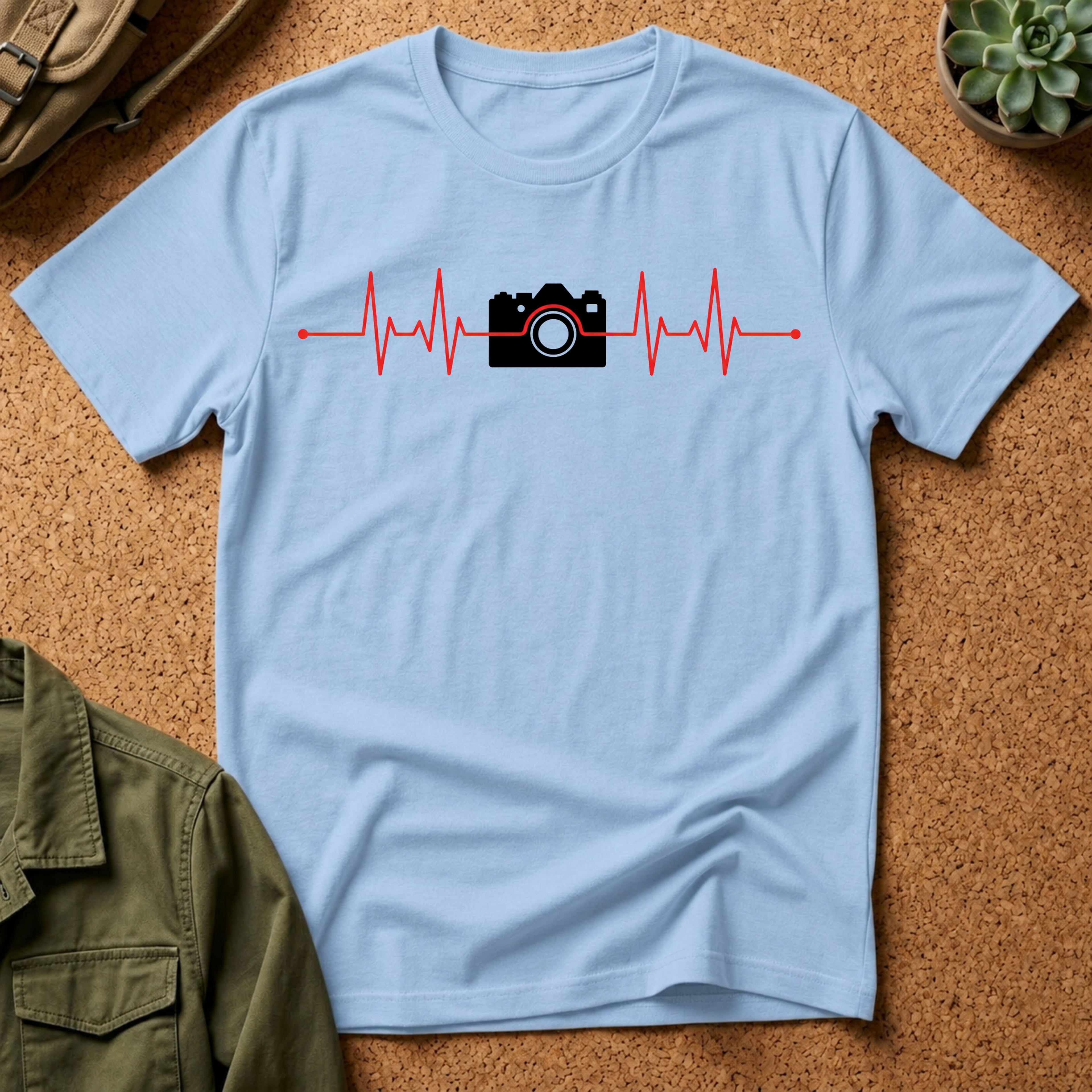 Camera Heartbeat T-Shirt