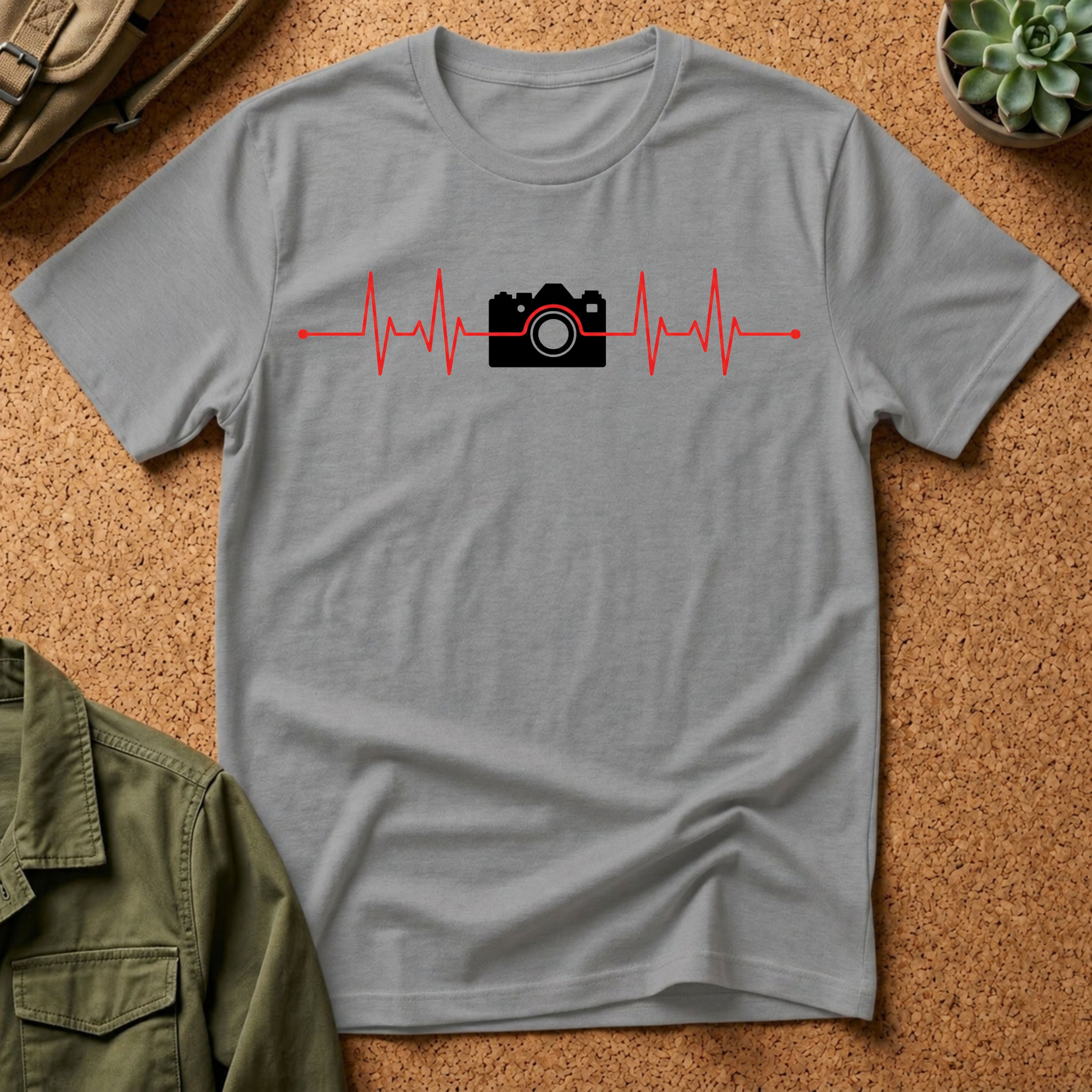 Camera Heartbeat T-Shirt