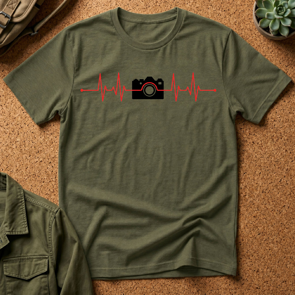 Camera Heartbeat T-Shirt