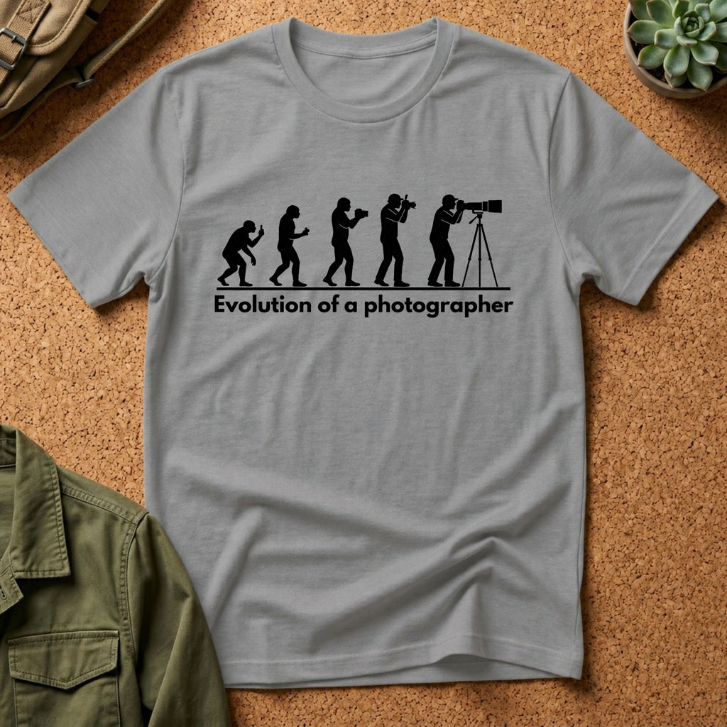Evolution Of A Photographer T-Shirt