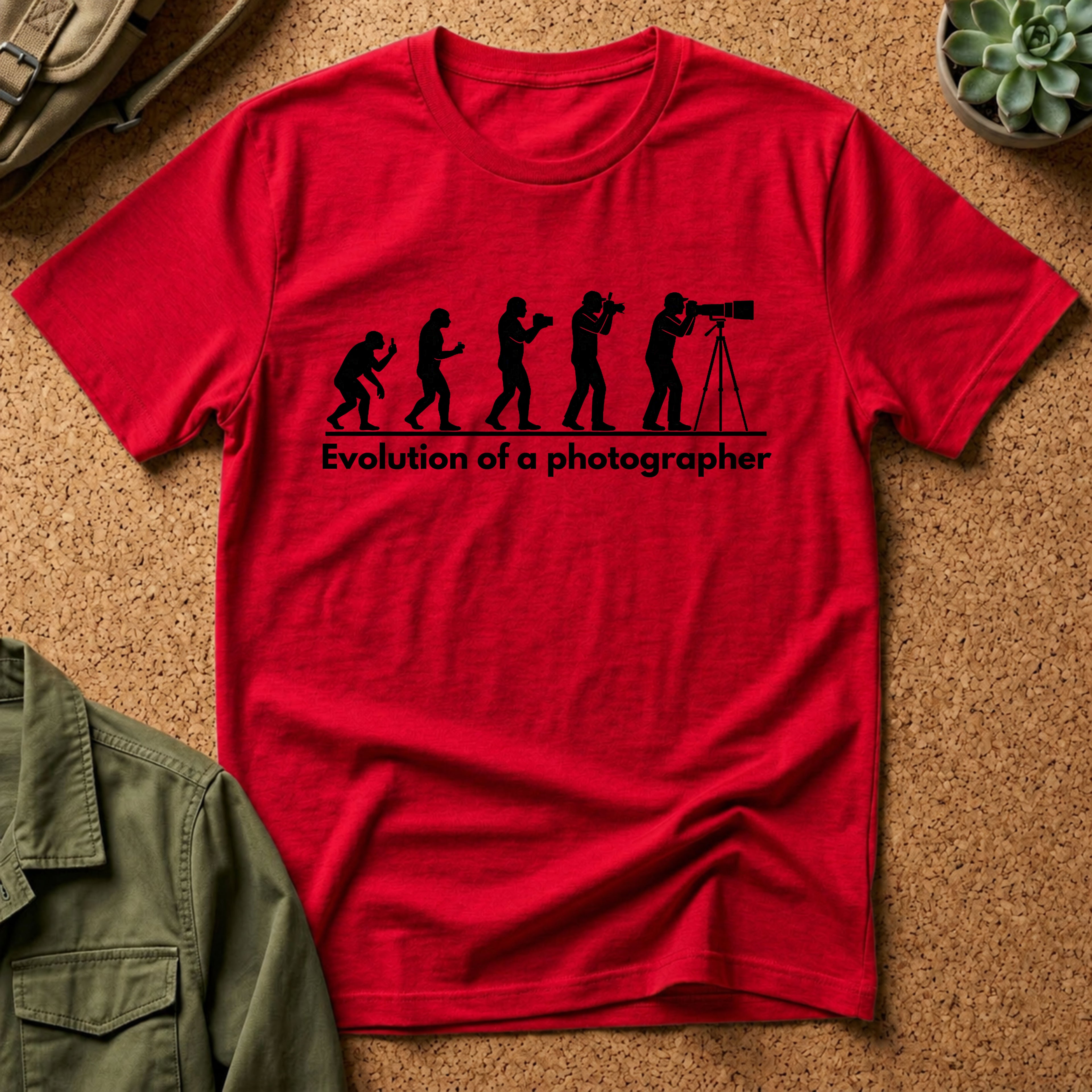 Evolution Of A Photographer T-Shirt