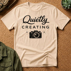 Quietly Creating Camera T-Shirt