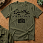 Quietly Creating Camera T-Shirt