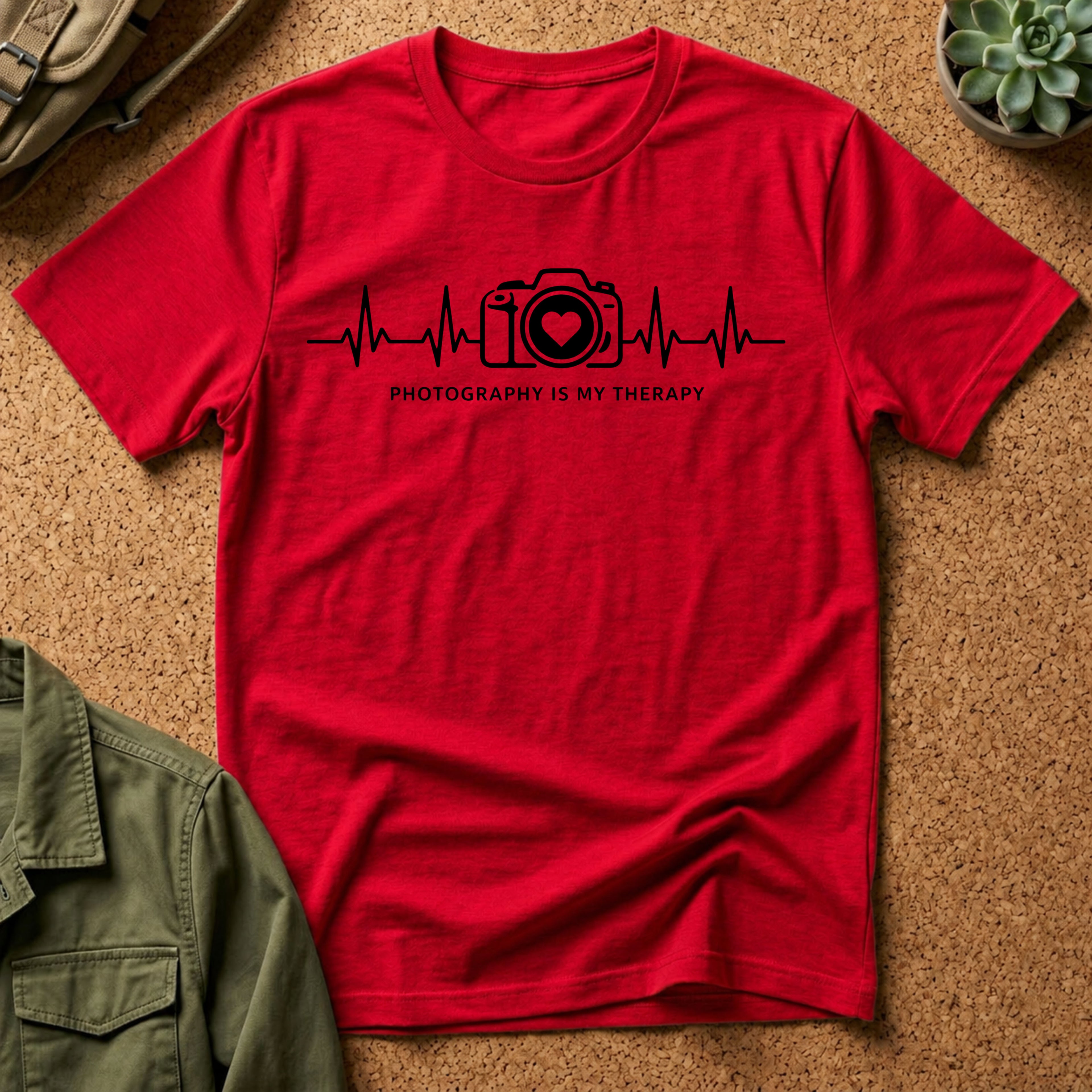 Photography Is My Therapy T-Shirt