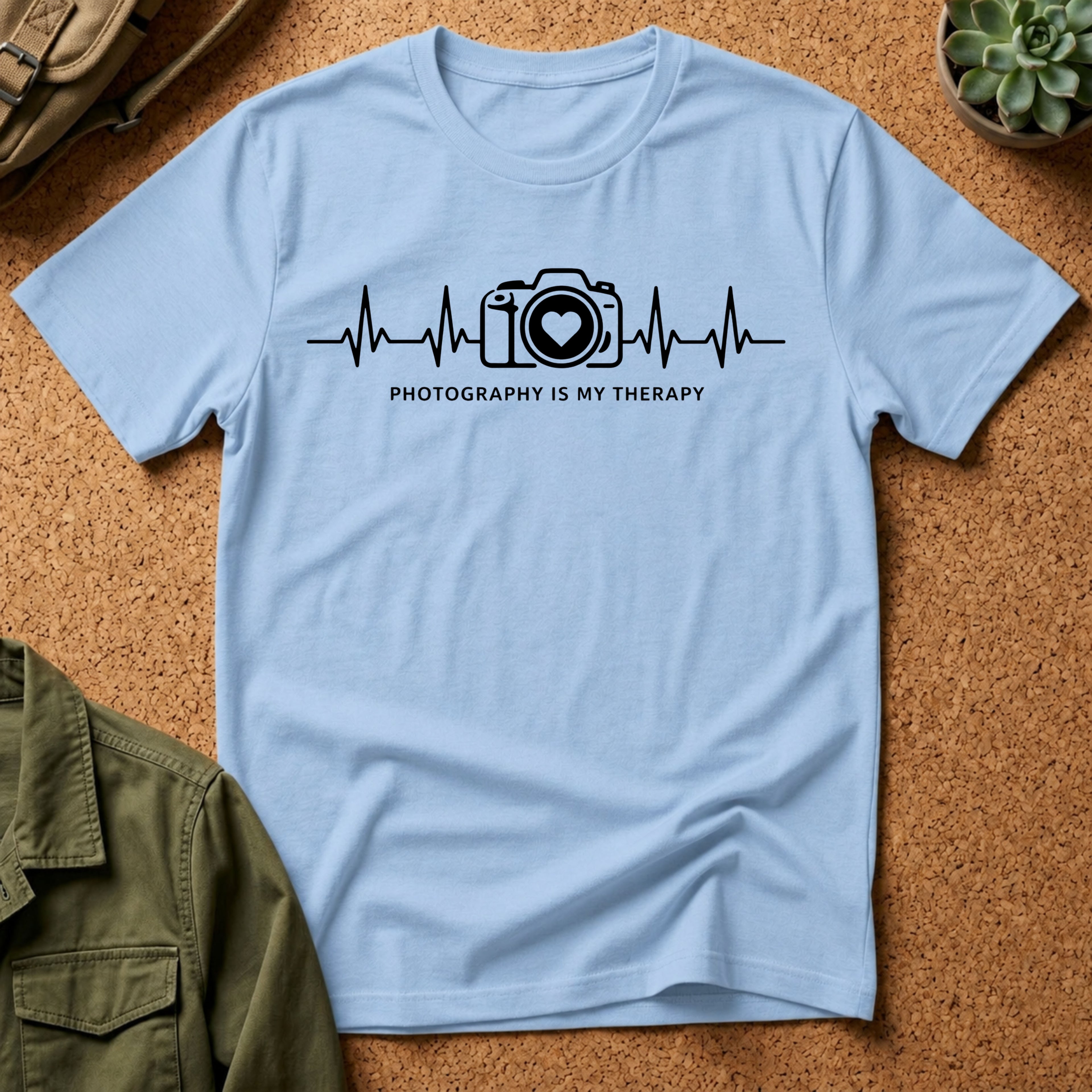 Photography Is My Therapy T-Shirt