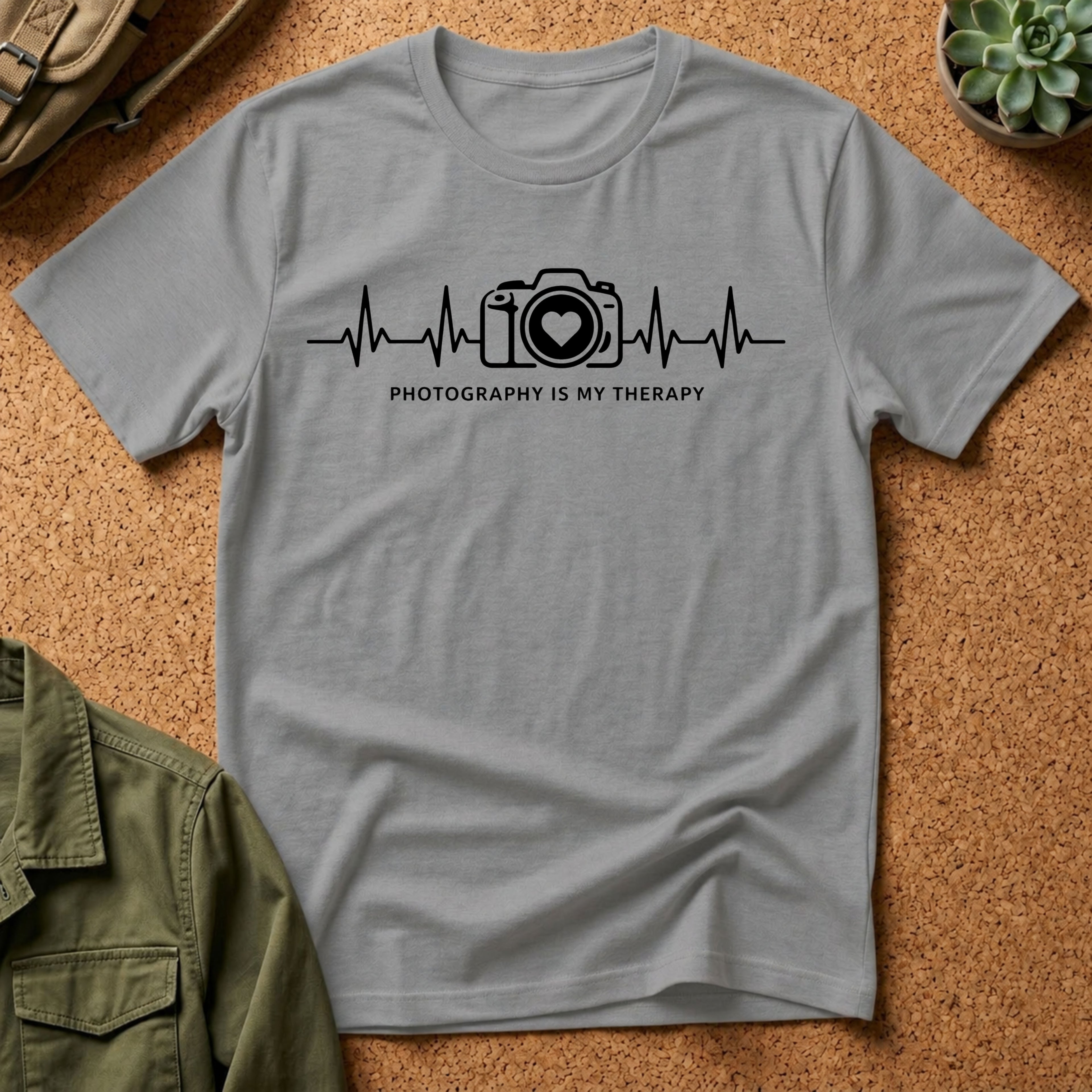 Photography Is My Therapy T-Shirt