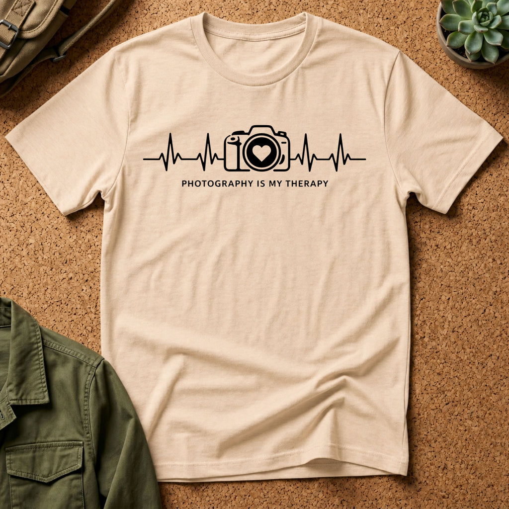 Photography Is My Therapy T-Shirt