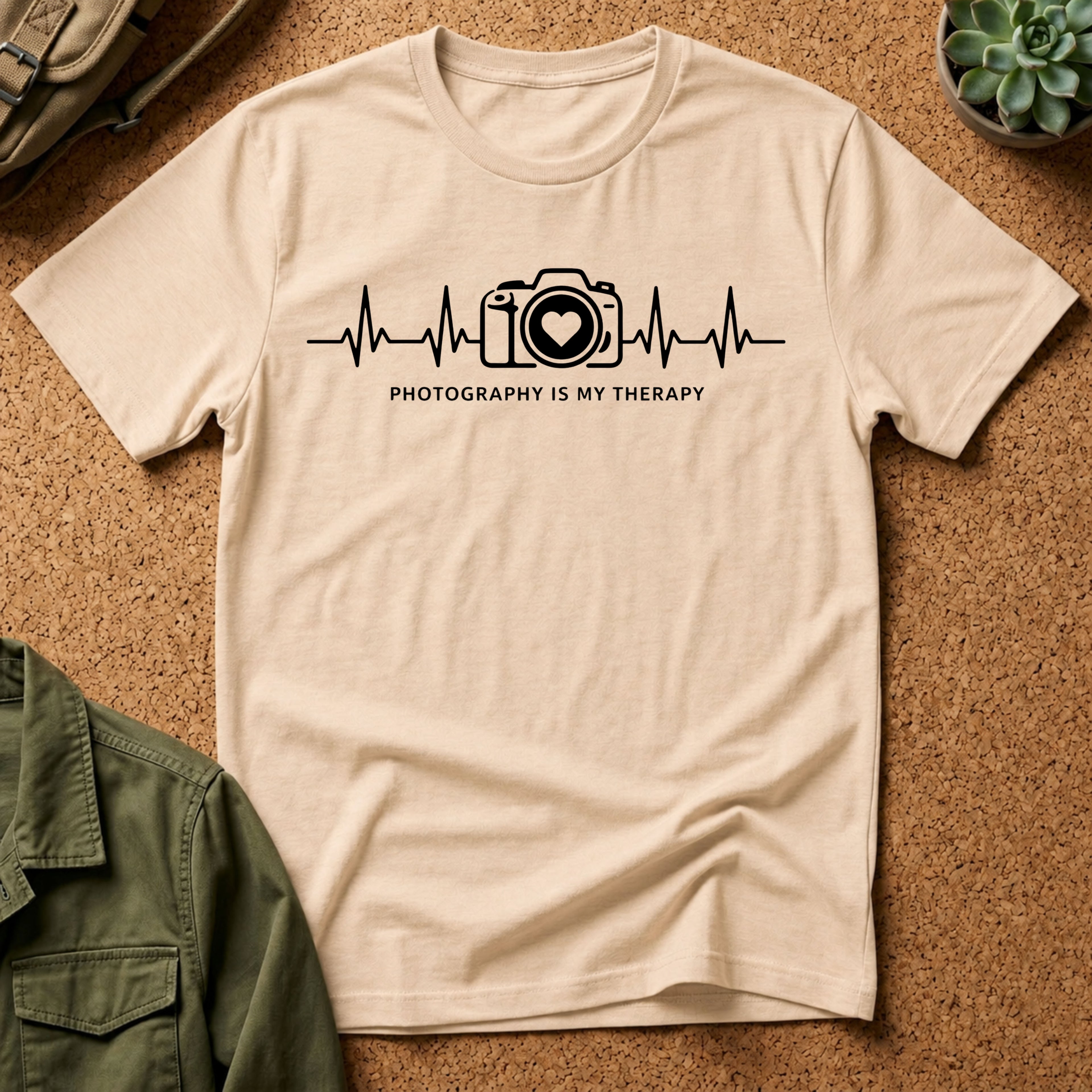 Photography Is My Therapy T-Shirt