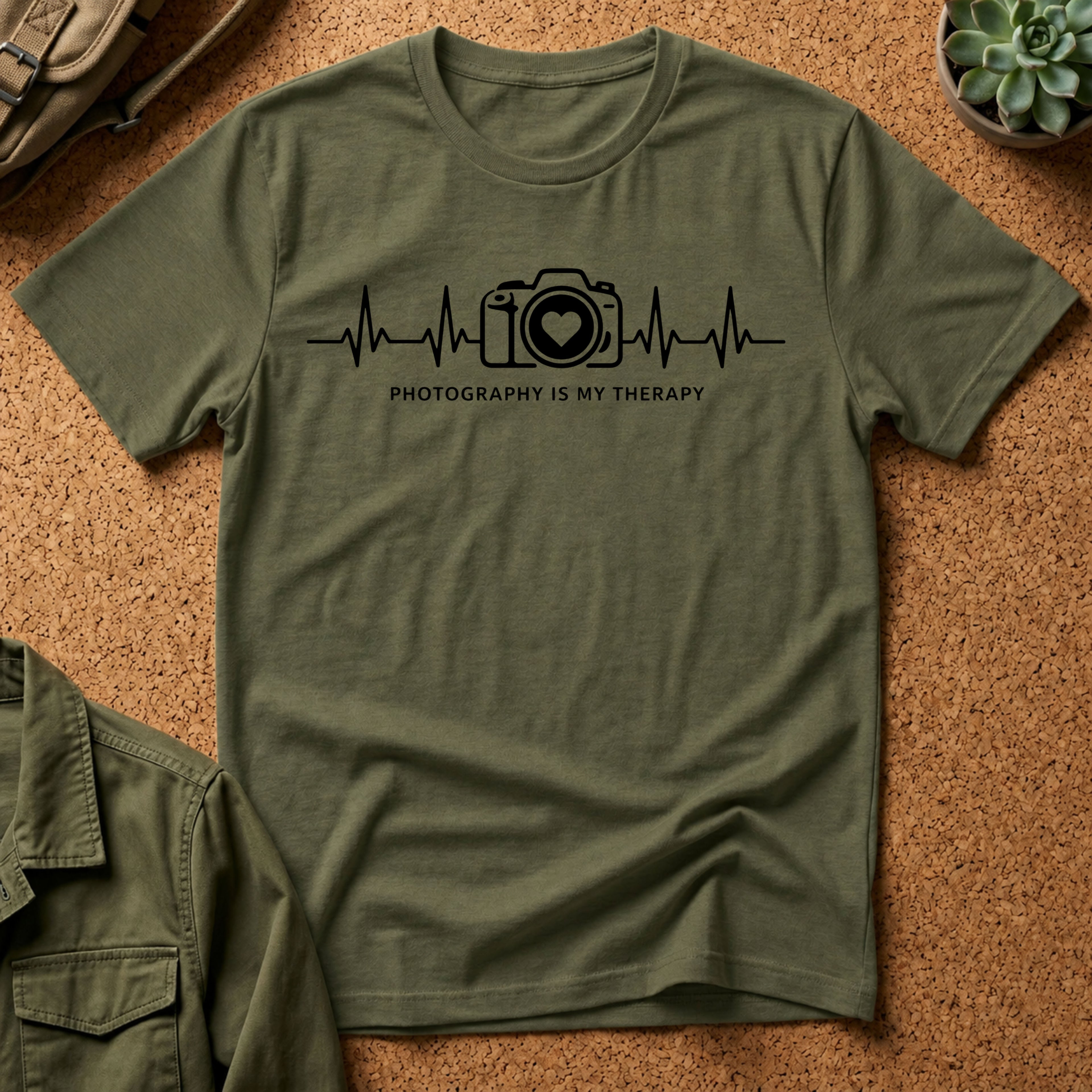 Photography Is My Therapy T-Shirt