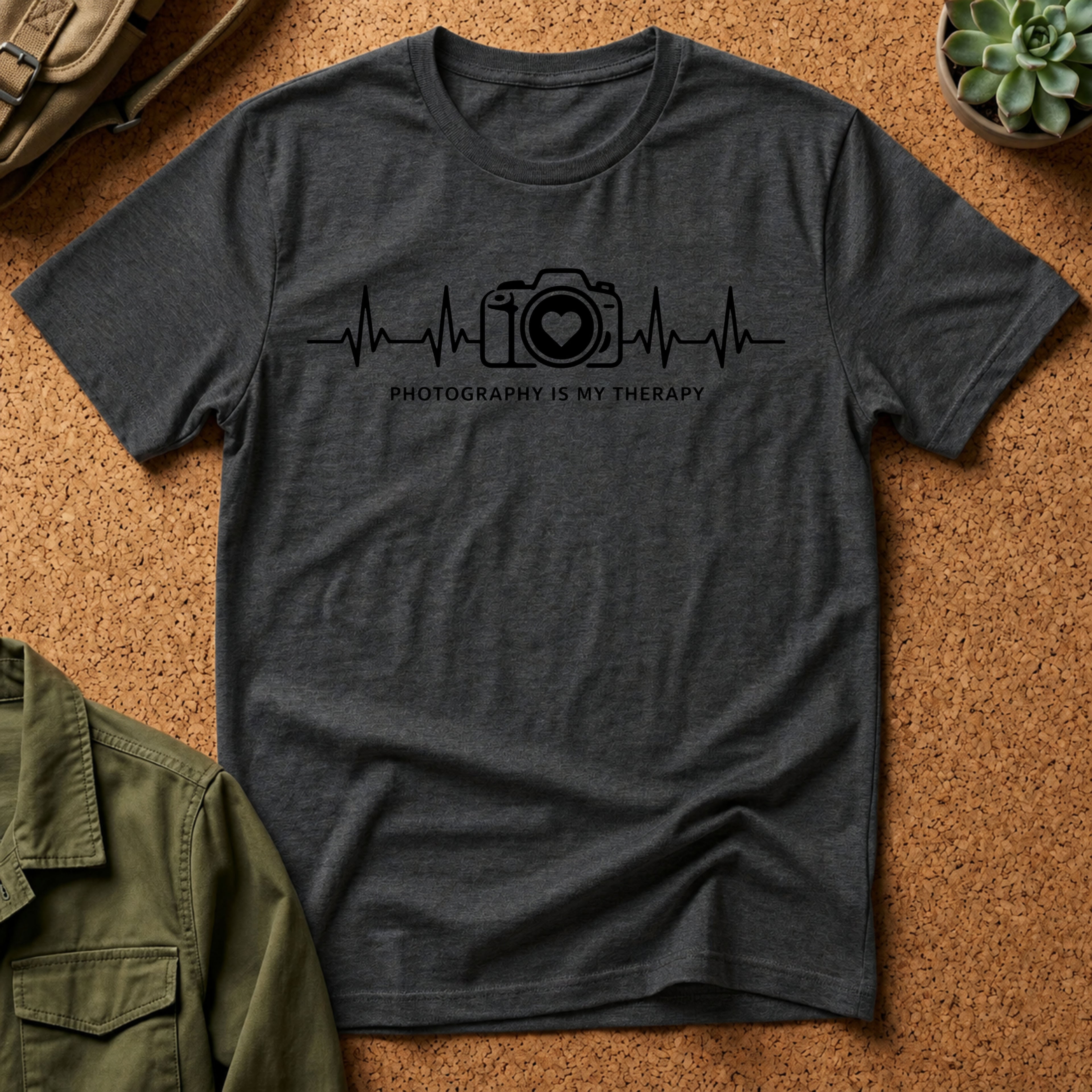 Photography Is My Therapy T-Shirt