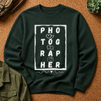 Photographer Graphic Crewneck Sweatshirt