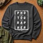 Photographer Graphic Crewneck Sweatshirt