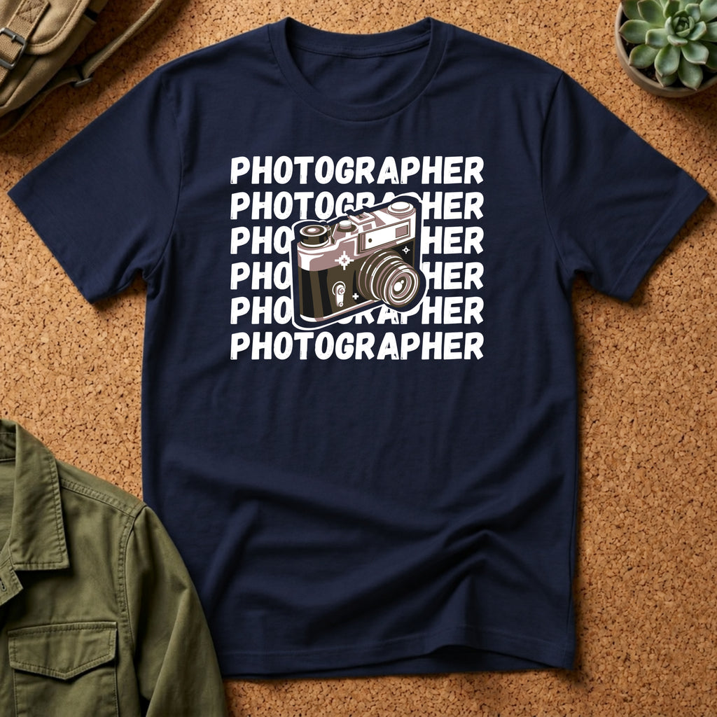 Photographer Vintage Camera T-Shirt