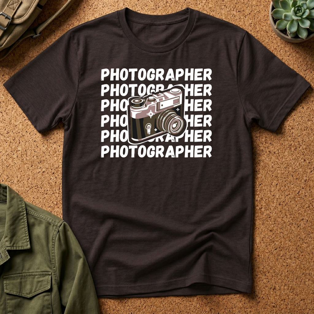 Photographer Vintage Camera T-Shirt