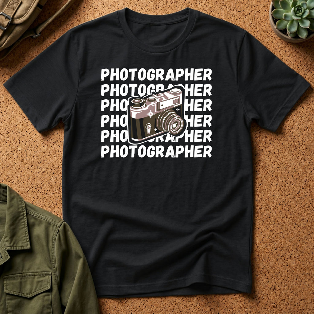 Photographer Vintage Camera T-Shirt