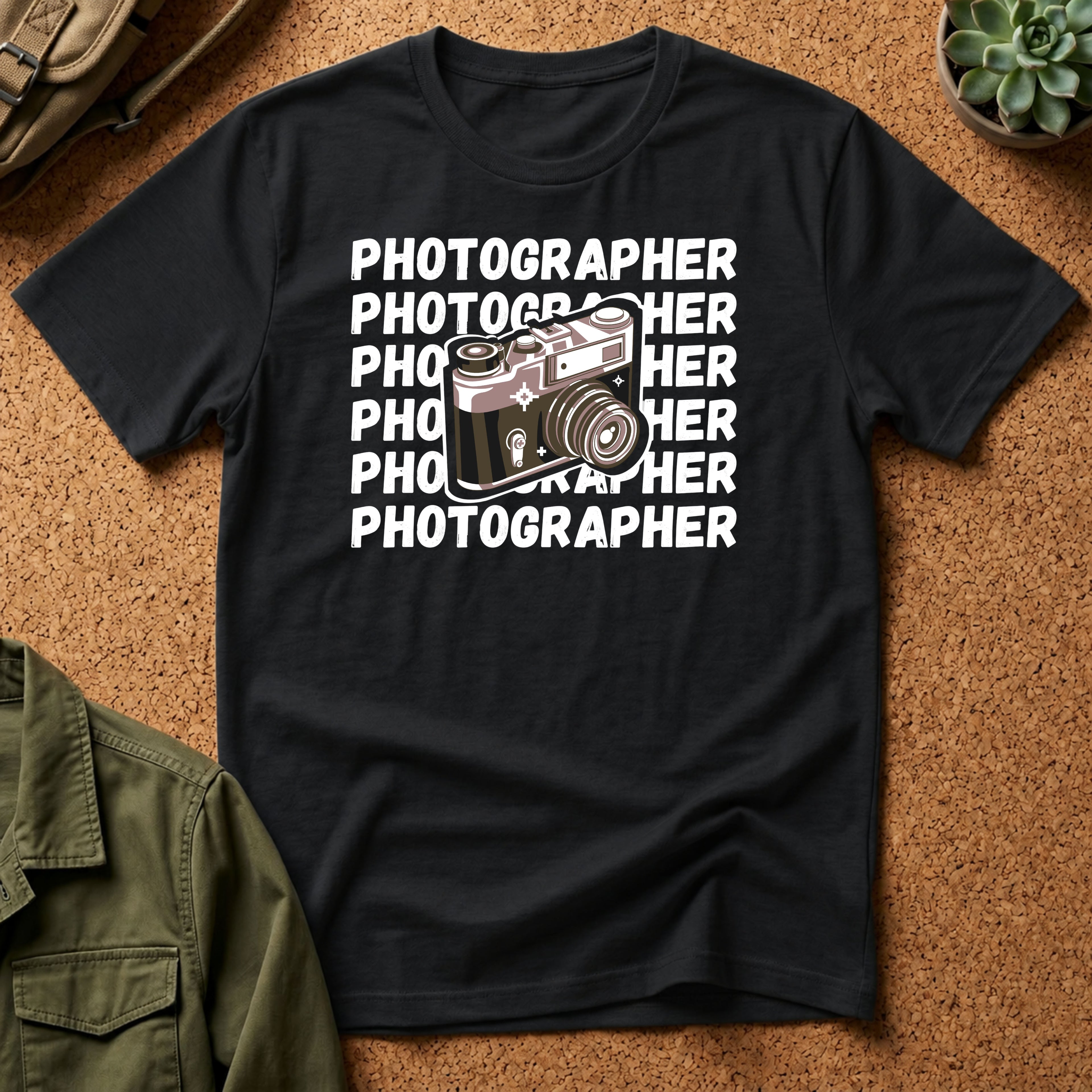 Photographer Vintage Camera T-Shirt