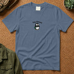 Say Cheese Penguin Embroidery T-Shirt