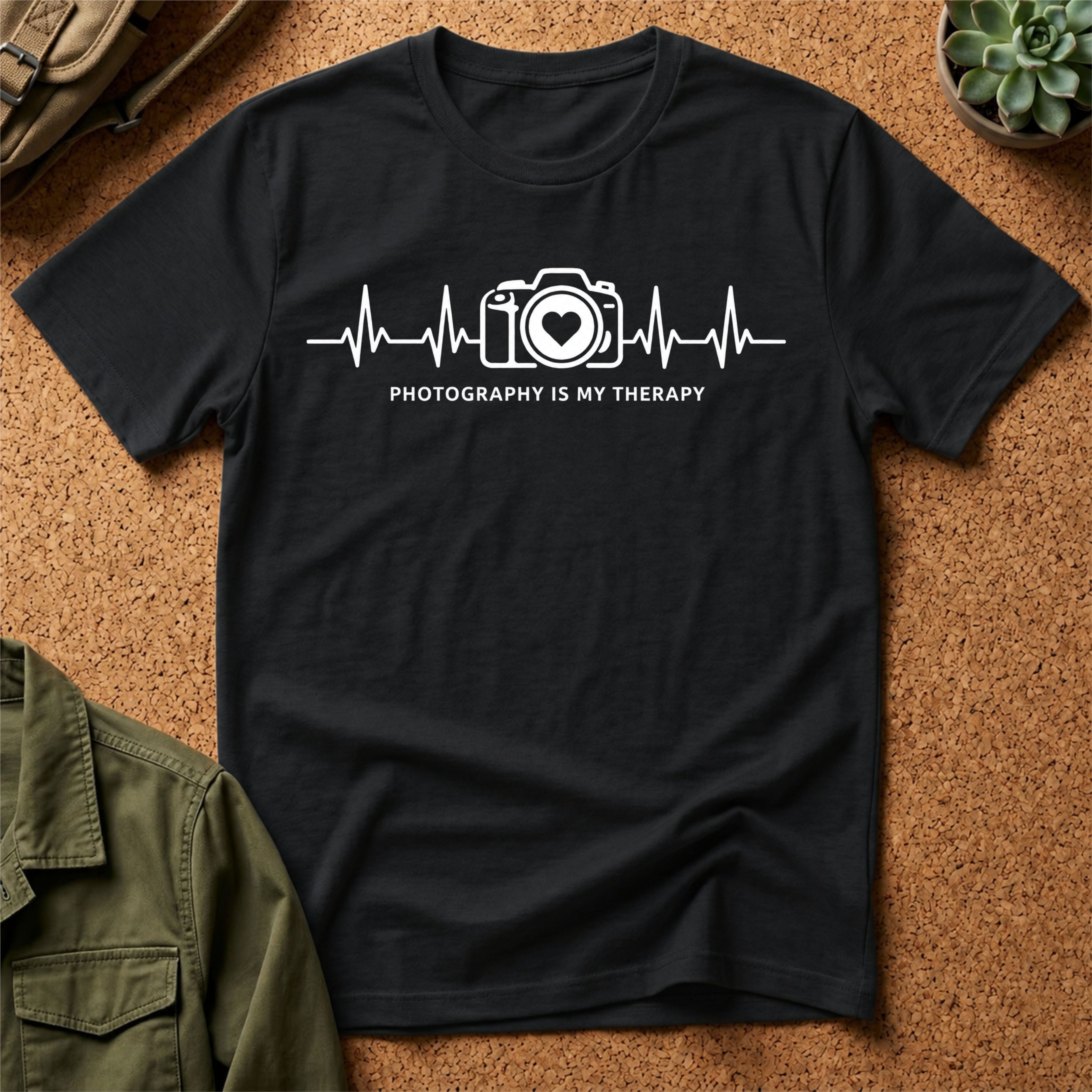 Photography Is My Therapy T-Shirt