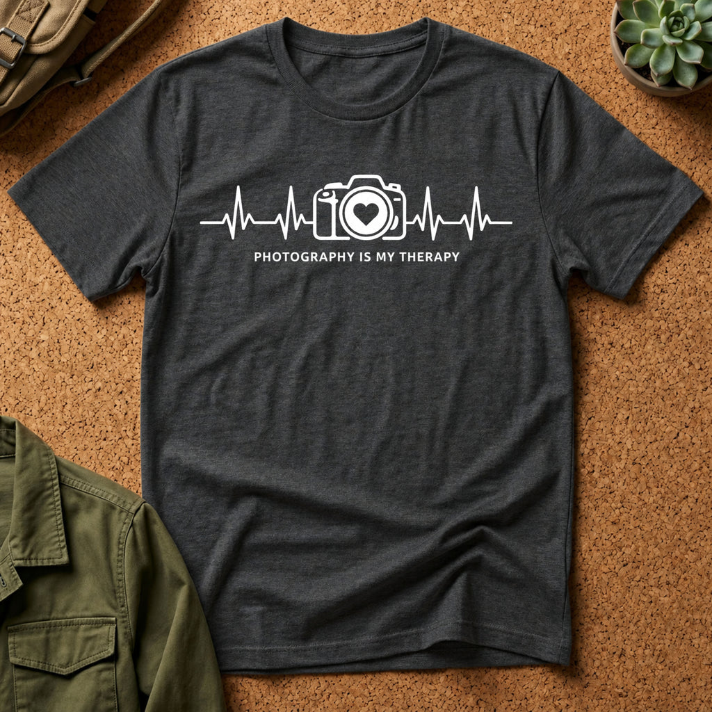 Photography Is My Therapy T-Shirt