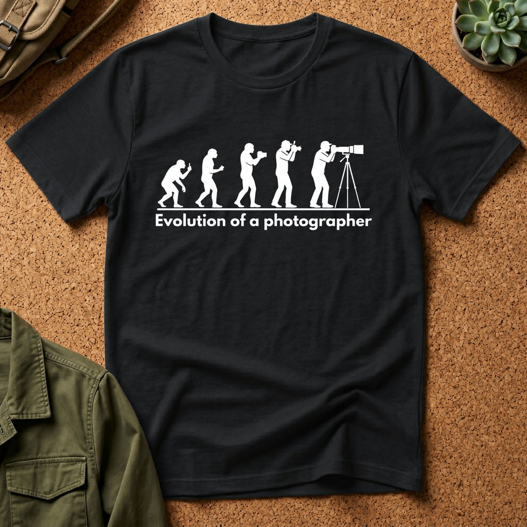 Evolution Of A Photographer T-Shirt