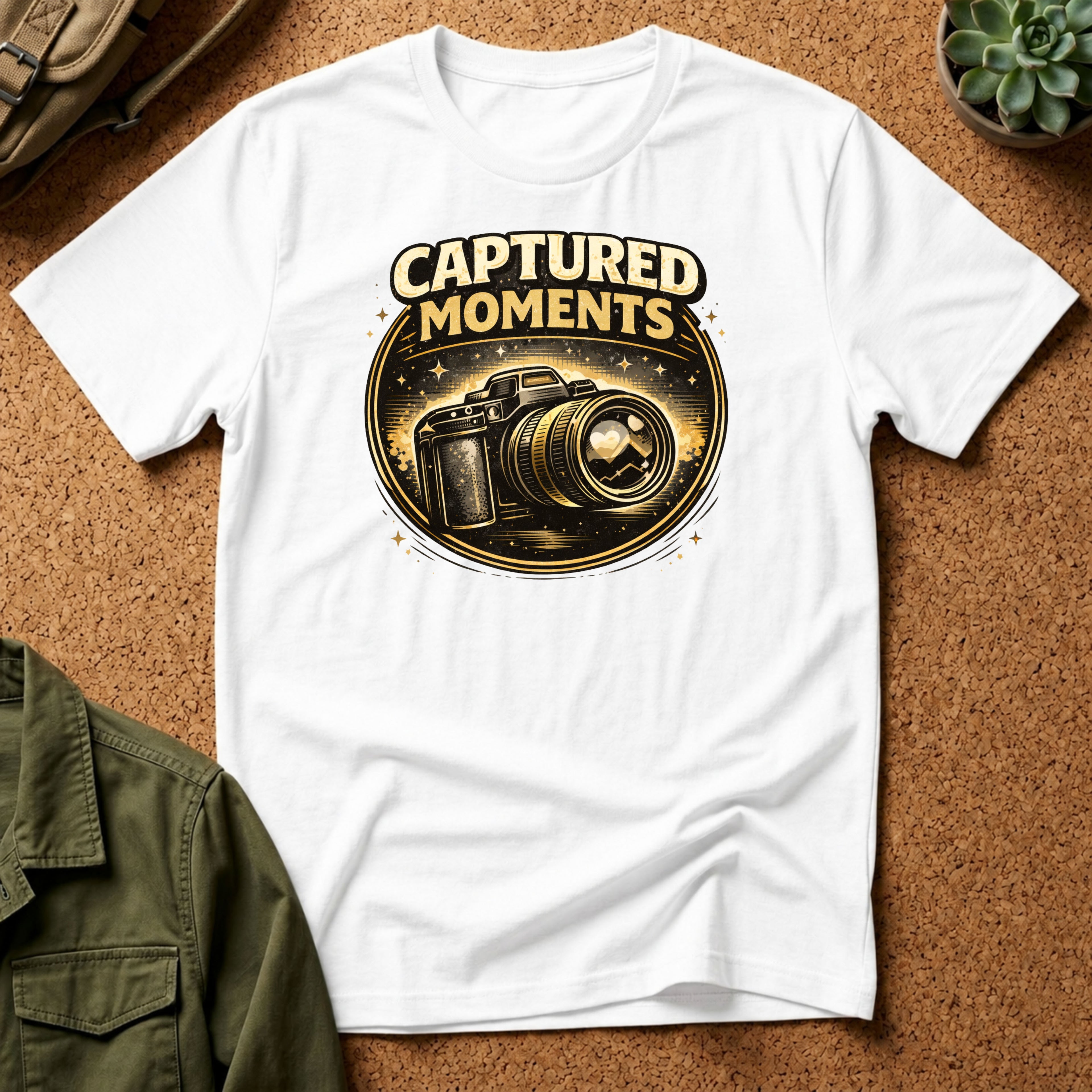 Captured Moments Star Design T-Shirt