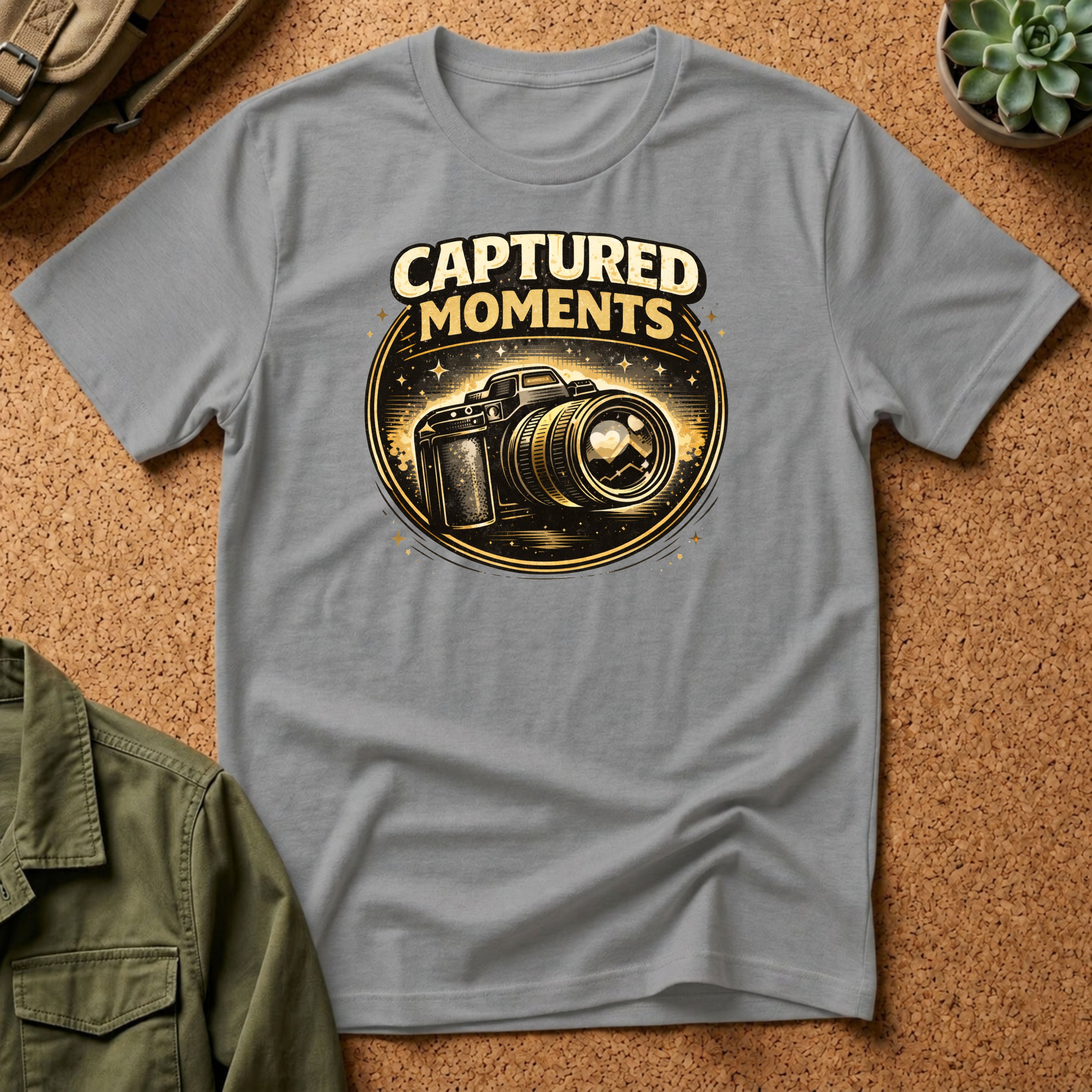 Captured Moments Star Design T-Shirt