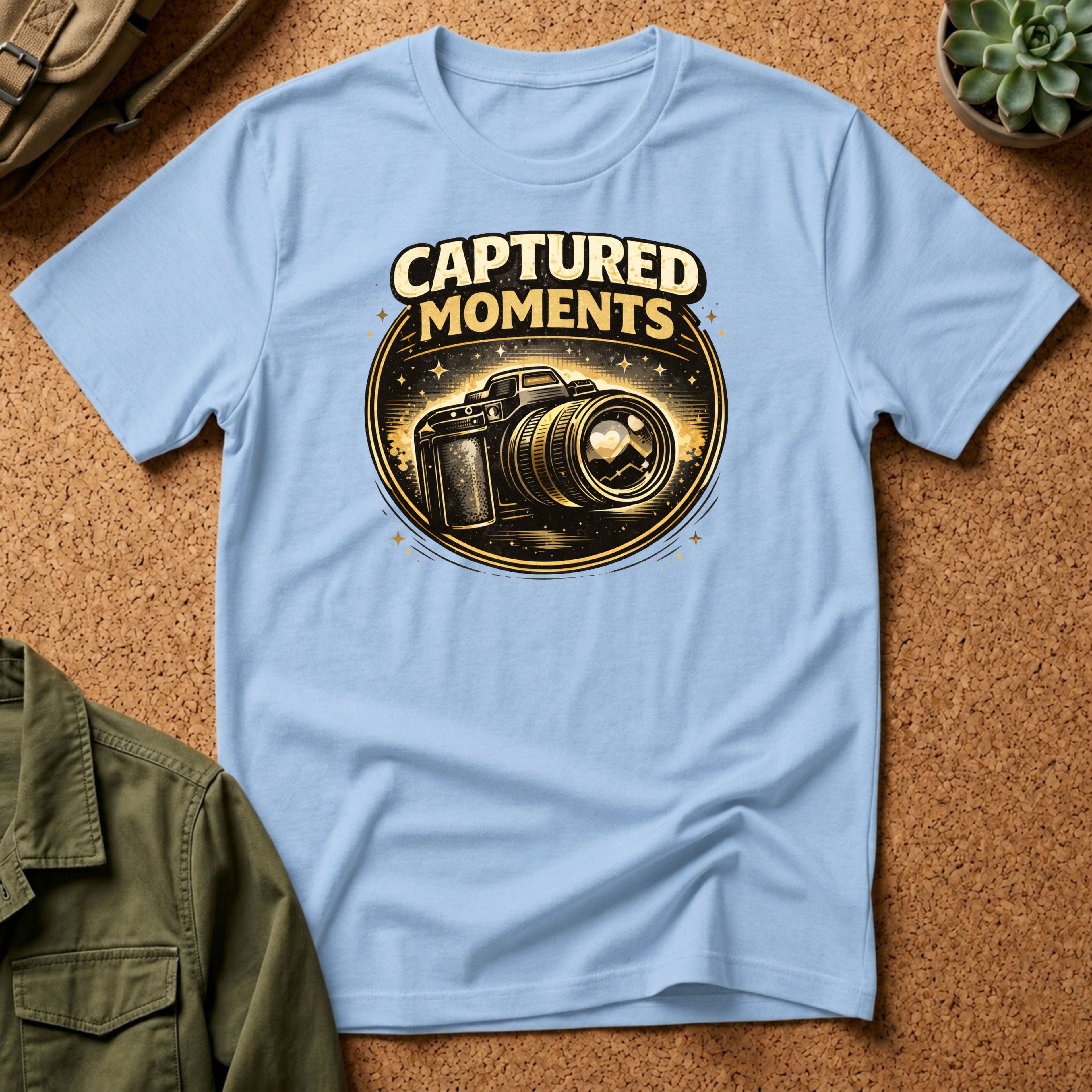 Captured Moments Star Design T-Shirt